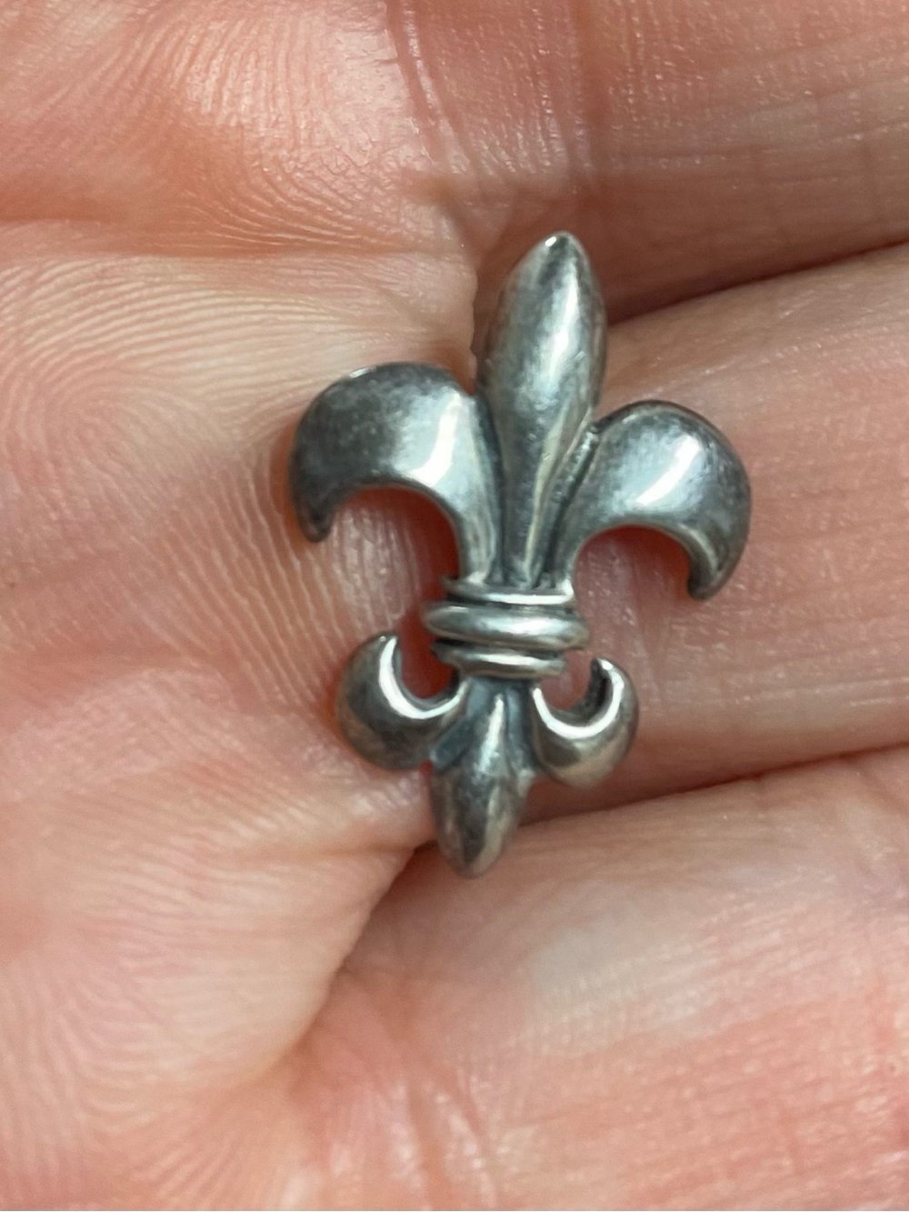 Mignon Faget Silver Fleur-de-Lis Charm Pendant